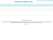 Tablet Screenshot of chamonix-cakes.com